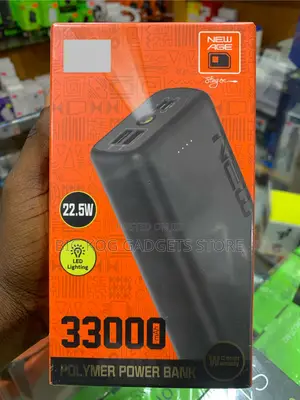 New Age 33000mah Power Bank With Led Light