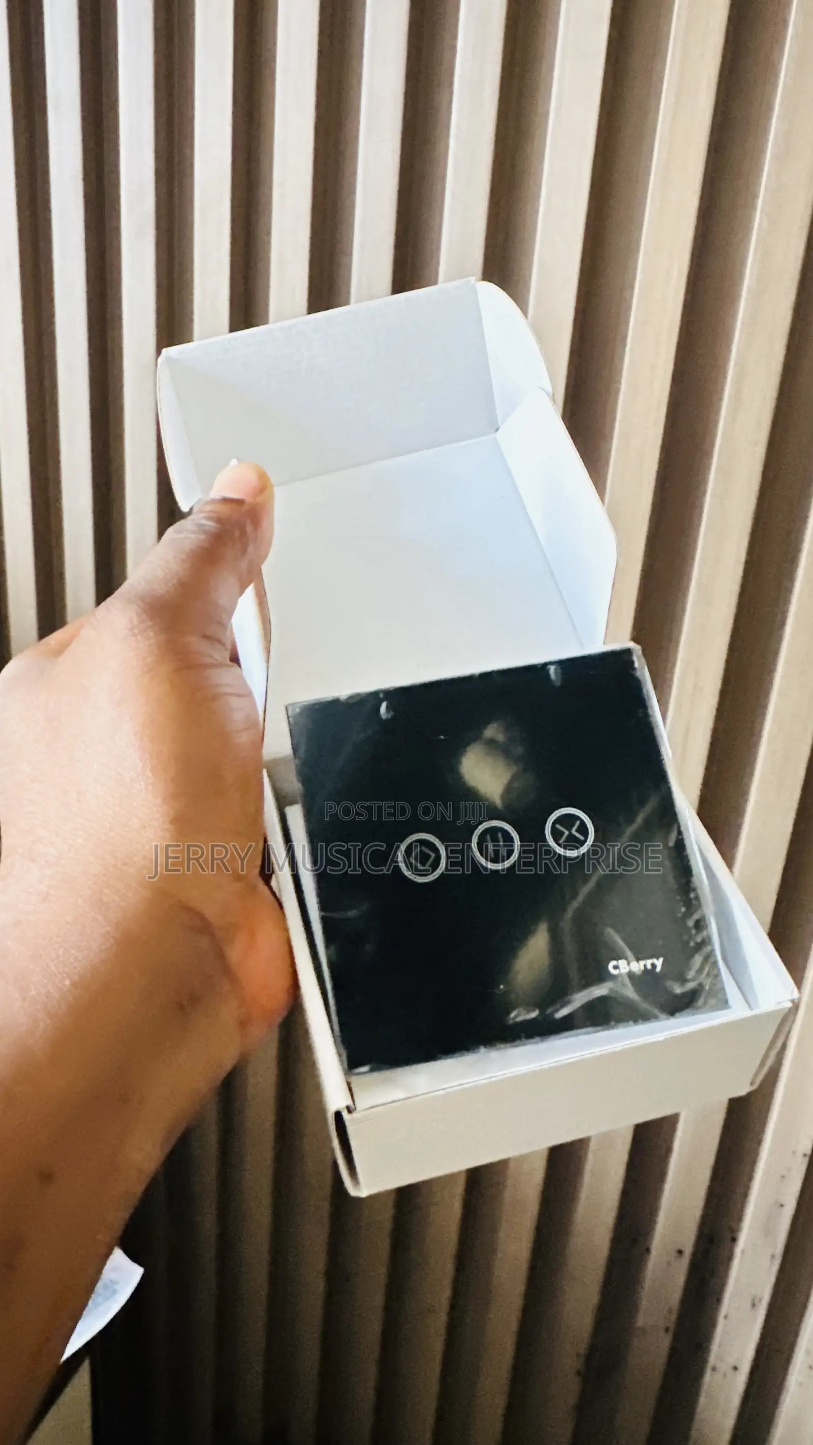 Smart Curtain Switch Black Color