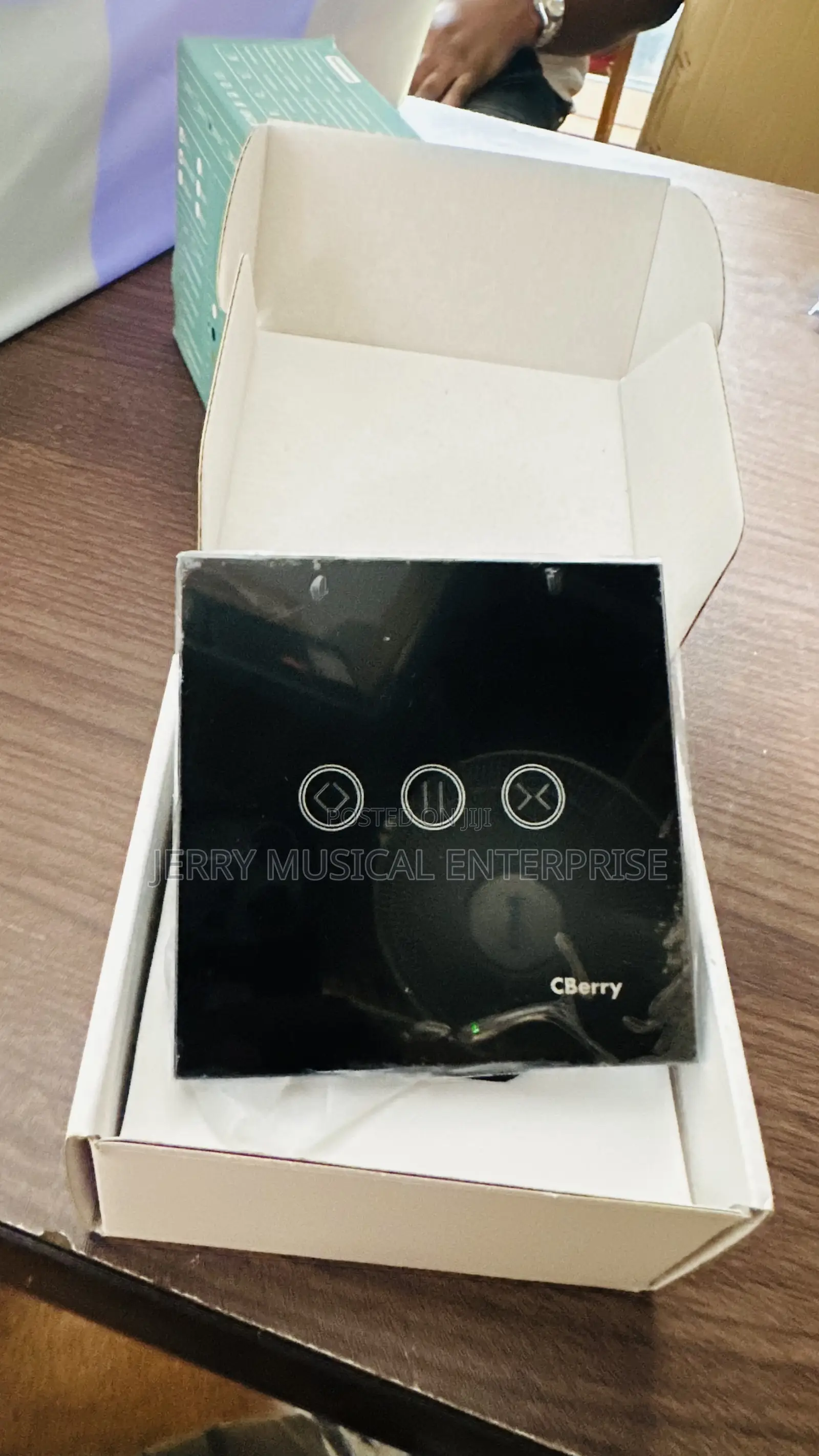Smart Curtain Switch Black Color