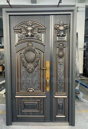 4ft by 7ft Security Cast Door Front and Back Diseng
