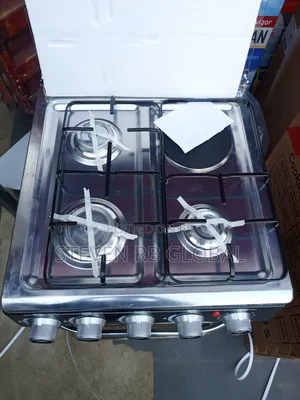 Nexus 50×50 (3+1) Standing Gas Cooker – Black | GCCR-Nx-5055b