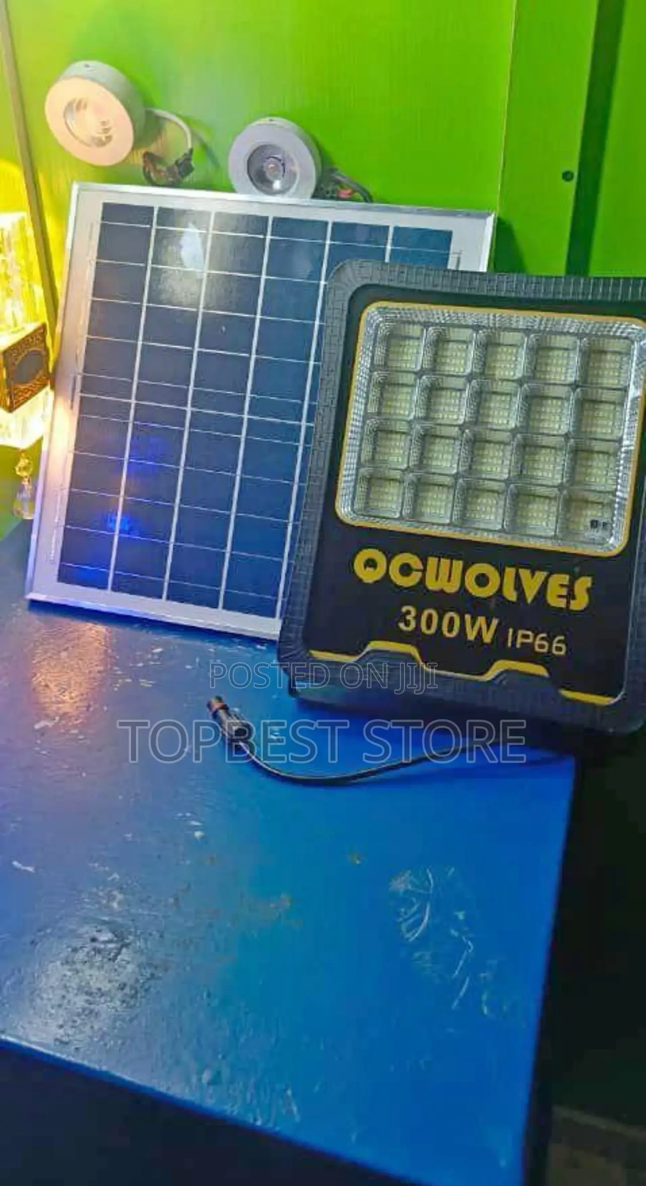 300w Powerful Solar Flood Light for Indoor/Outdoor