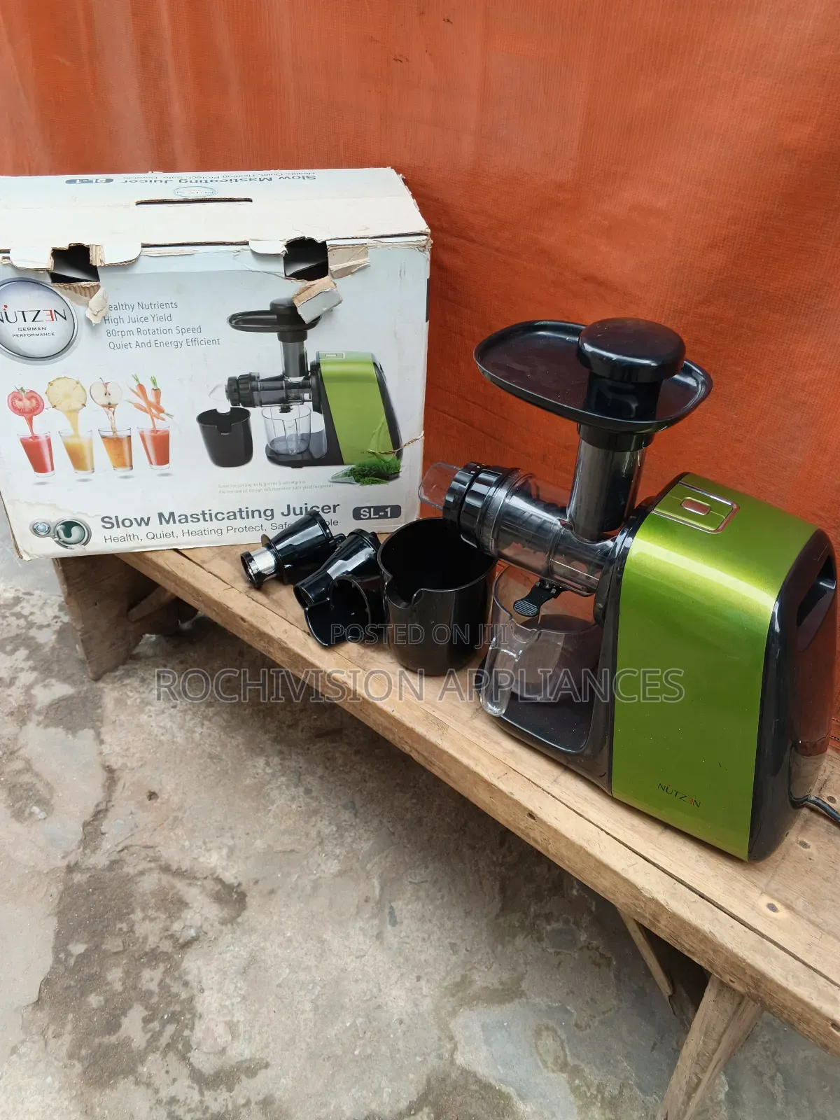 Nutzen Masticating Machine German Slow Juicer