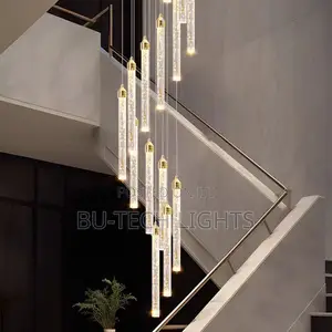 Long Raindrop Chandelier