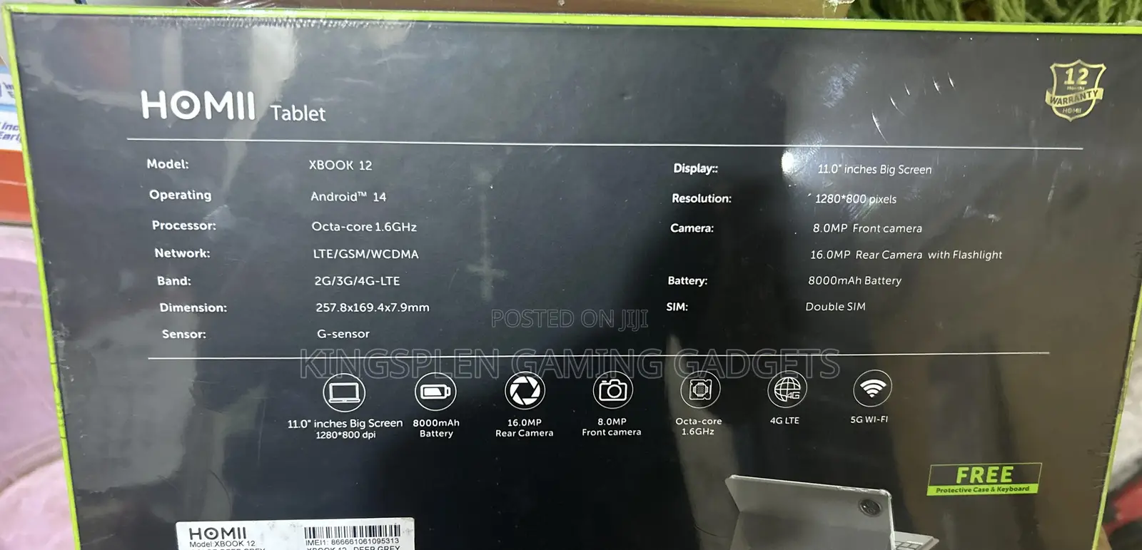 New Tablet 128 GB Gray