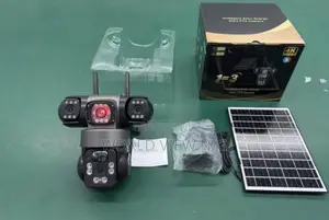 Ai Solar Security Camera Triple Lenses ( Sim Enabled)