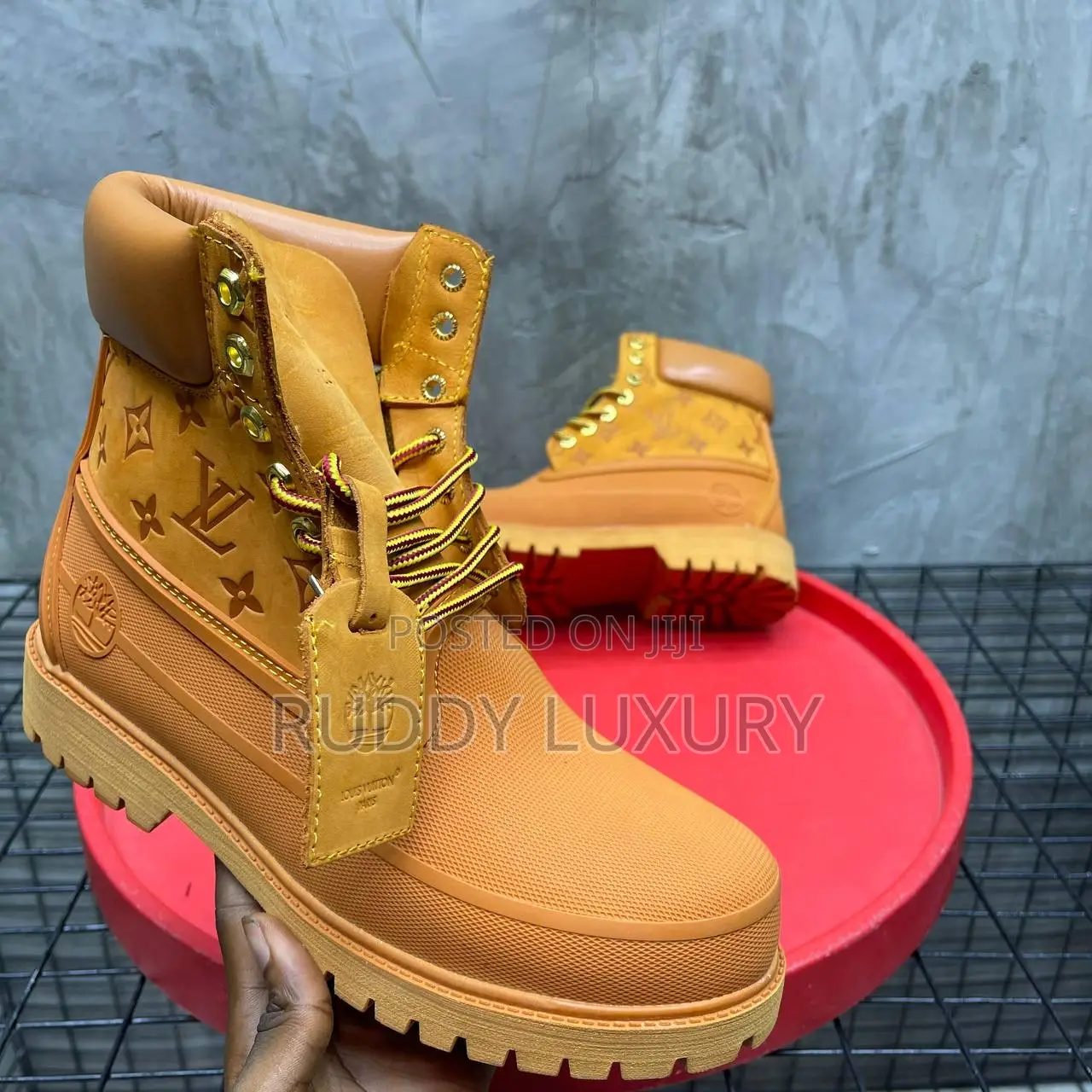 Louis Vuitton X Timberland Boots