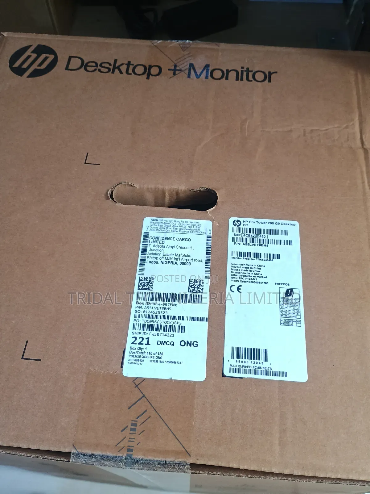 New Desktop Computer HP 290 G9 8GB Intel Core i5 SSD 512GB
