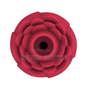 Rose Vibrator With Handle Rose Sucker Clitoral With Magic Wand Handle