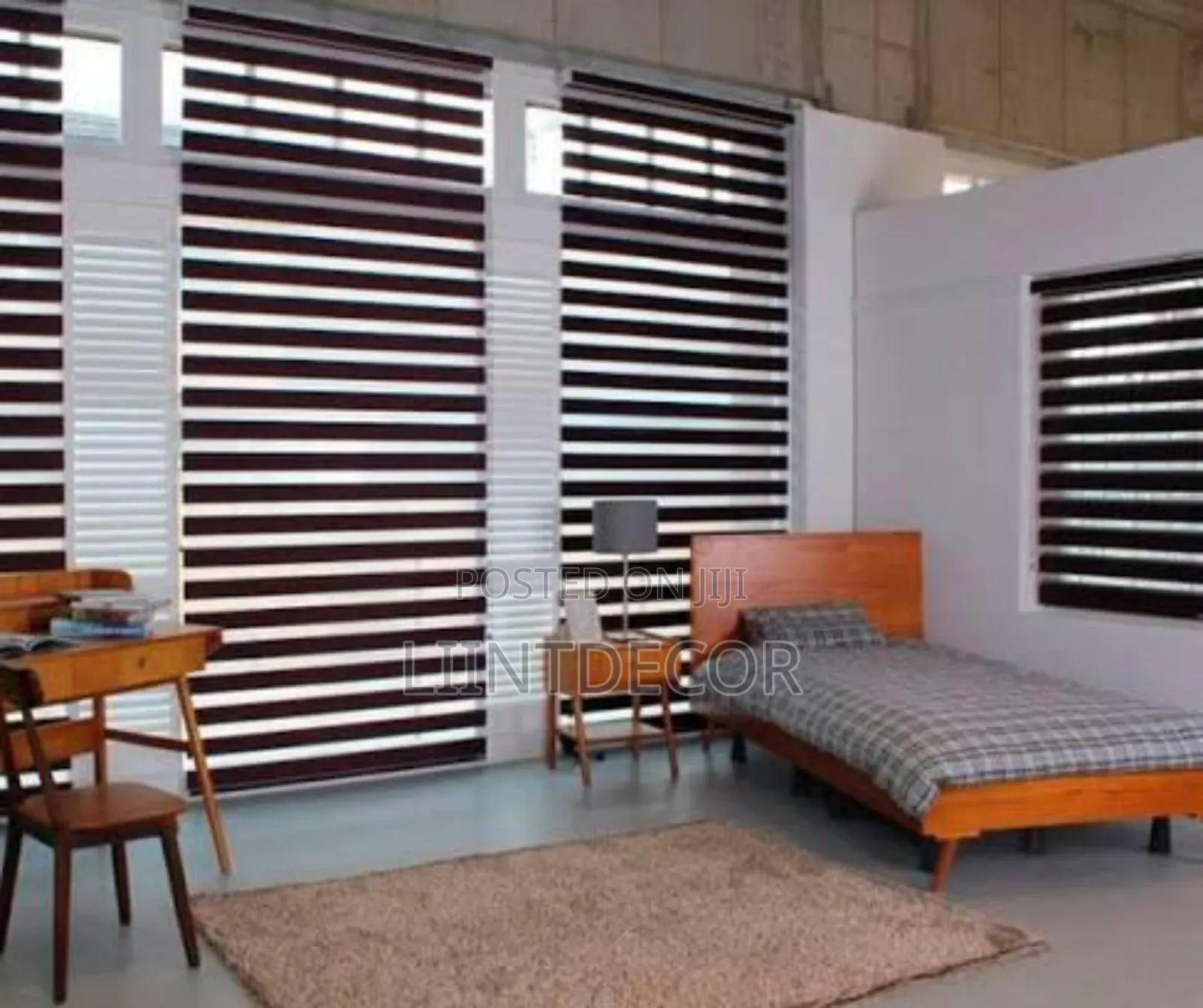 All-Black Quality Day Night Window Blinds