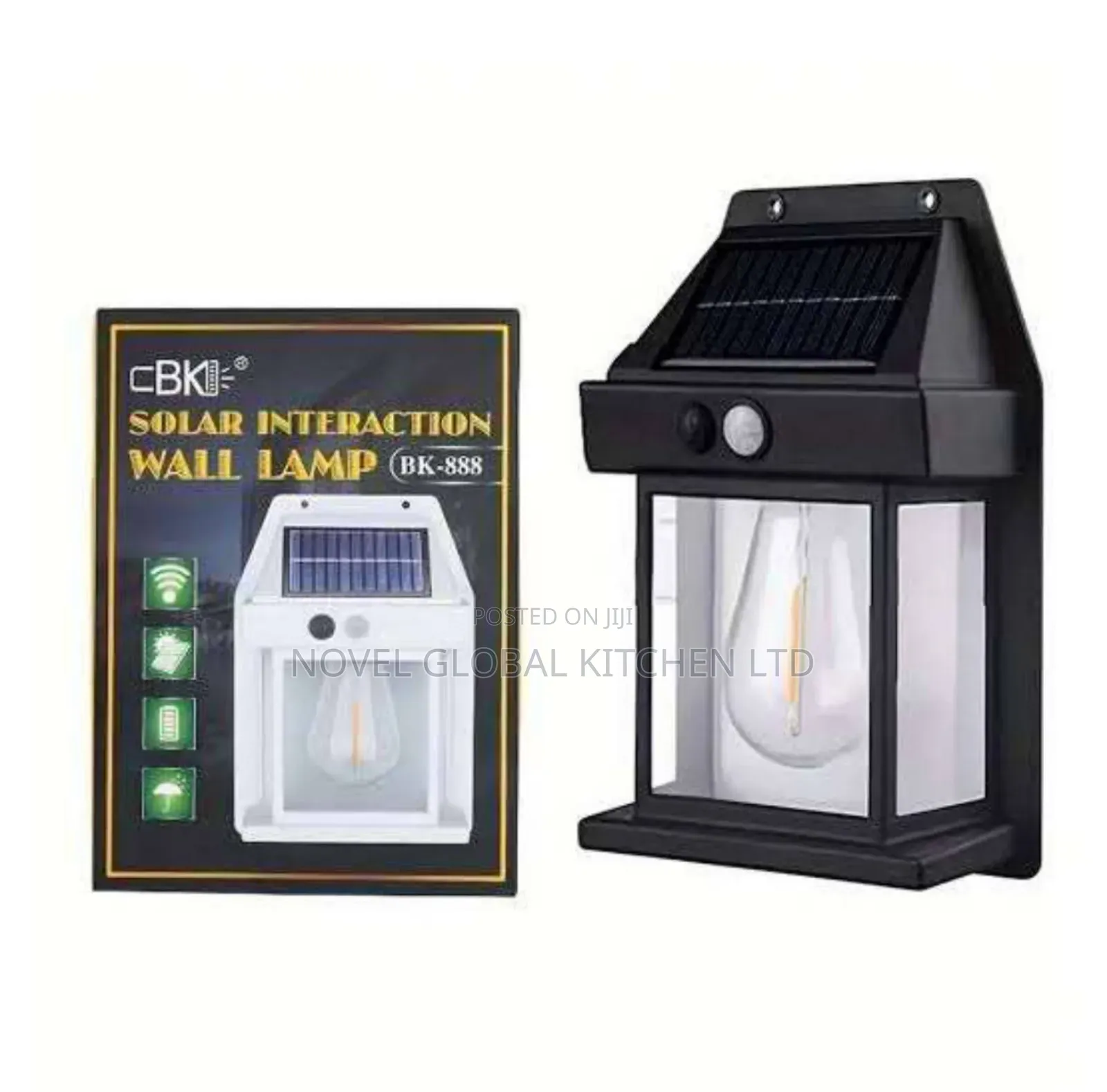 Wall Interaction Solar Light