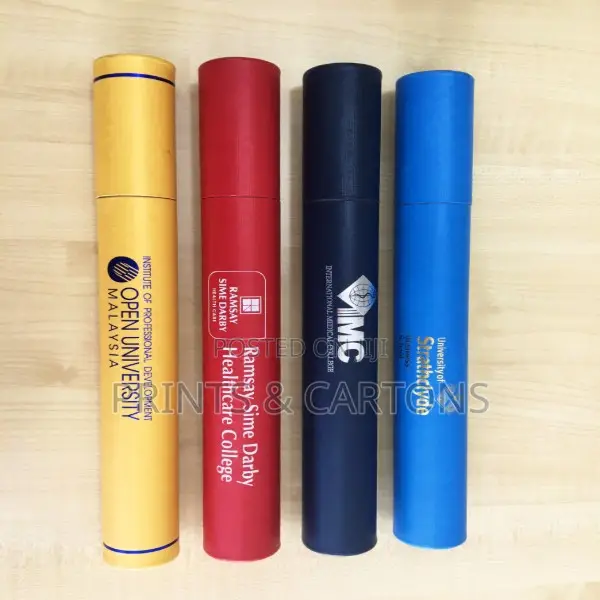 Certificate Scroll Holder Branding