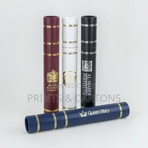 Custom Printed Certificate Scroll Holder