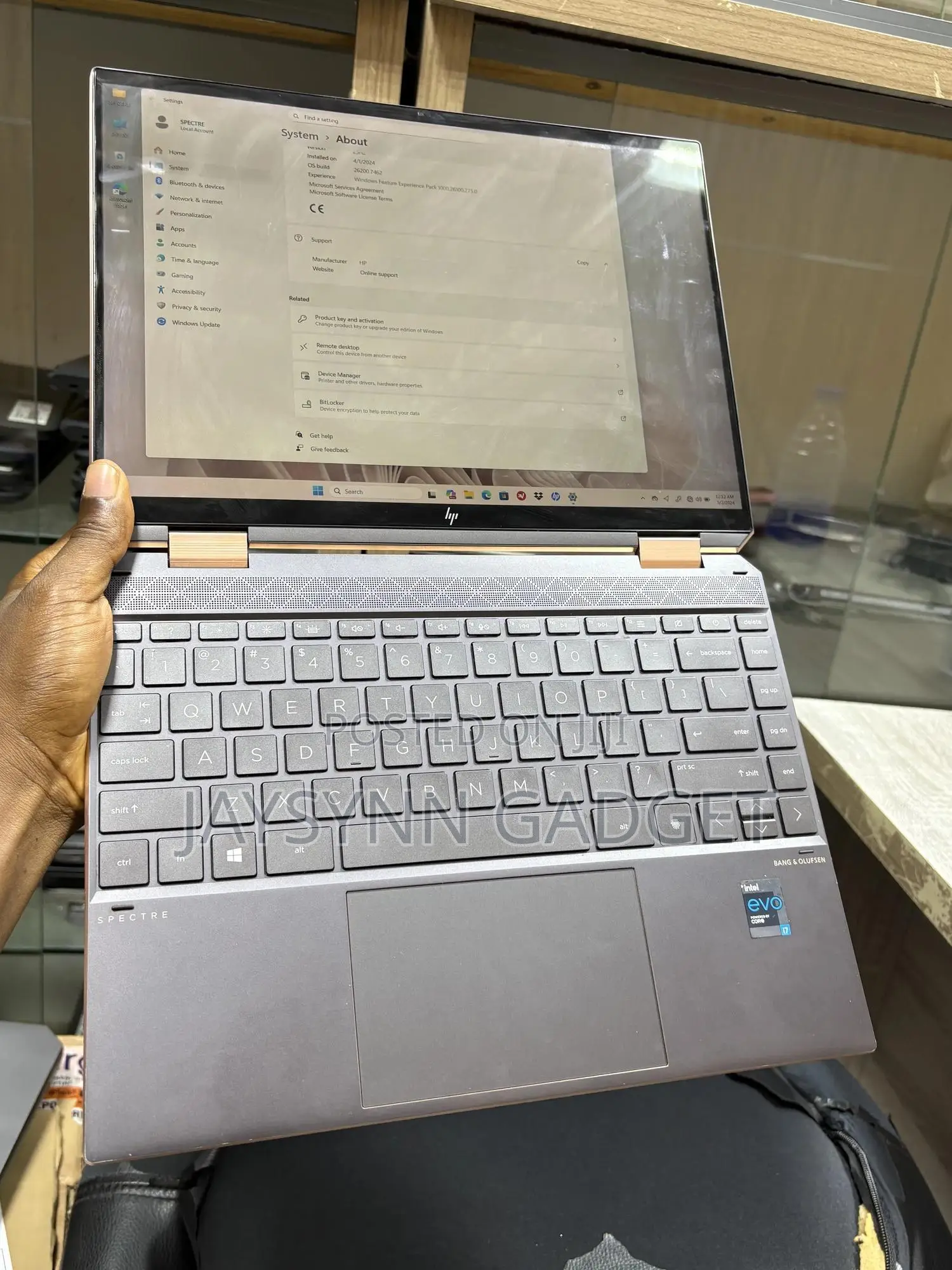Laptop HP Spectre 14 16GB Intel Core I7 SSD 512GB