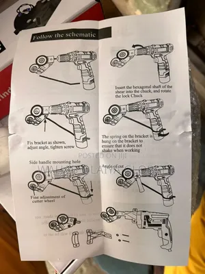 Electric Drill Metal Shears Attachment – Sheet Cutting Tool