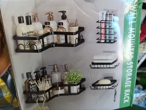 5 in 1 Wall Mounted Bathroom Rack