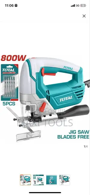 Total Electric Jig Saw 800w (Model: Ts2081006).