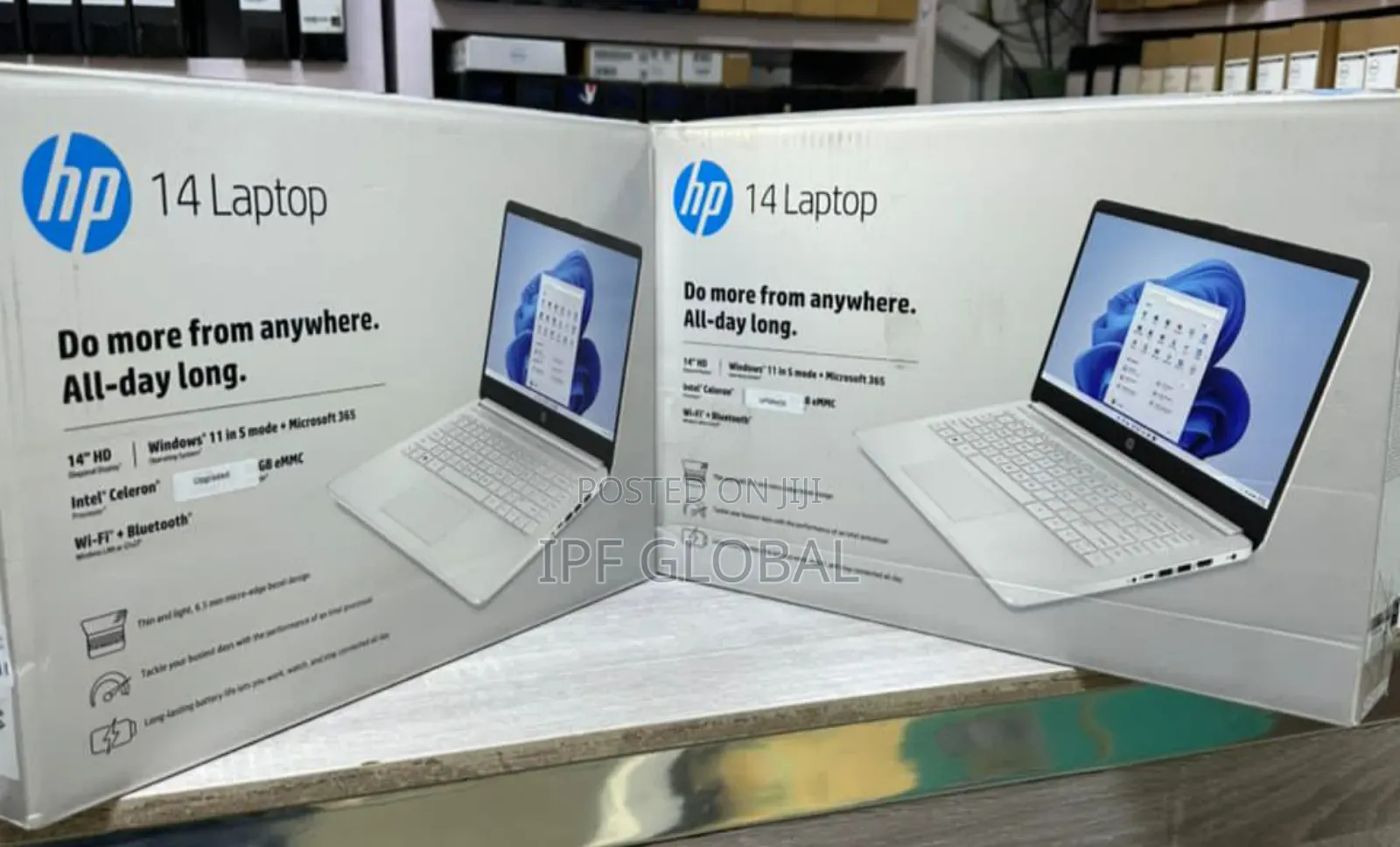 New Laptop HP 16GB Intel Celeron SSD 60GB
