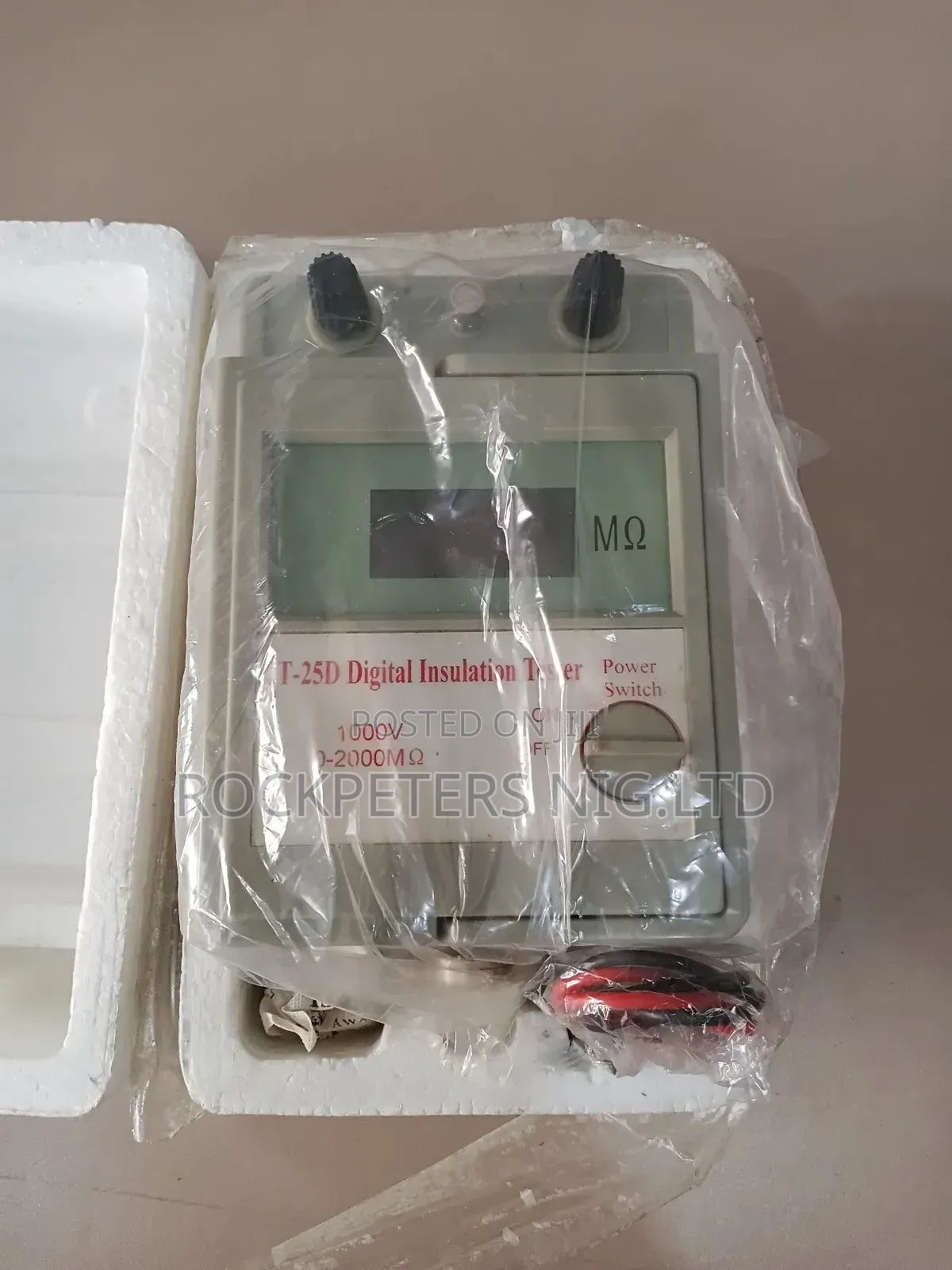 Jt-25d Digital Insulation Tester 1000v, 0-2000mẅ