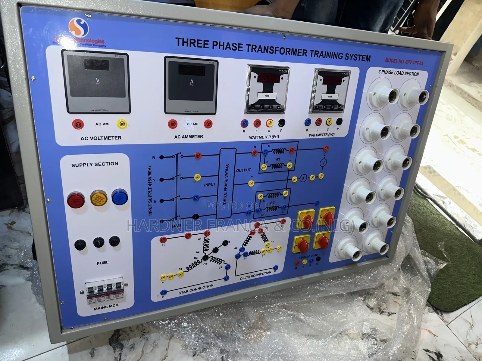 Three Phase Transformer Trainer