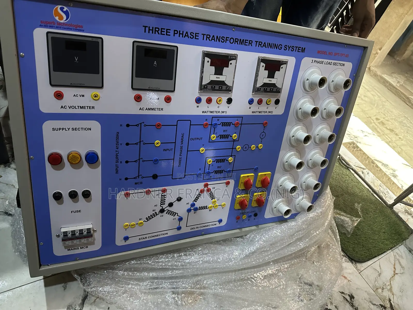 Three Phase Transformer Trainer