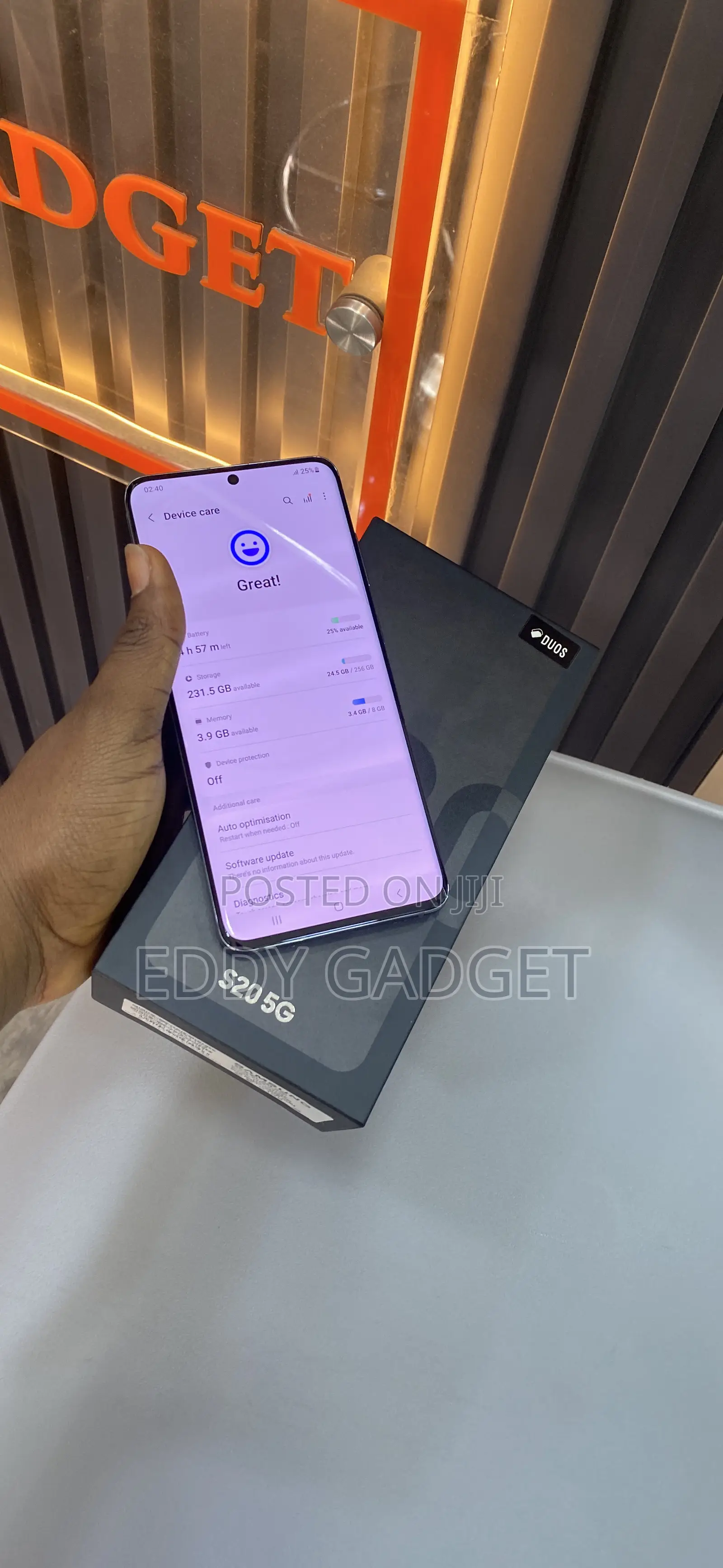Samsung Galaxy S20 5G Uw 128 GB Gray