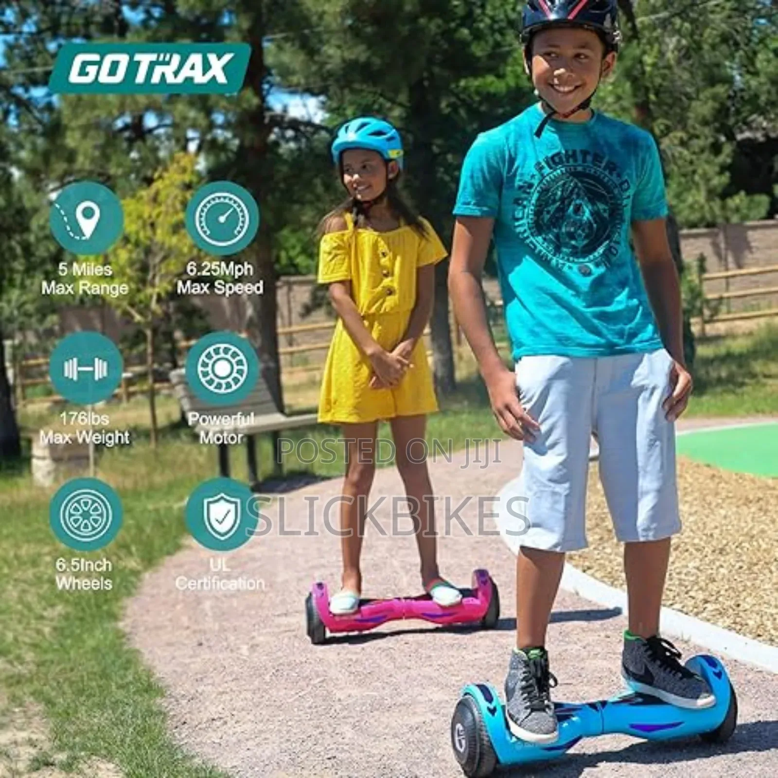 Gotrax Nova Hoverboard With 6.5" Led Wheels, Max 4.3 Miles 6.2mph
