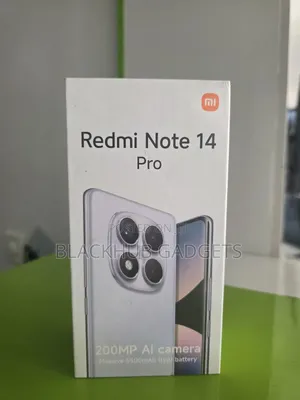 New Xiaomi Redmi Note 14 Pro 256 GB Black