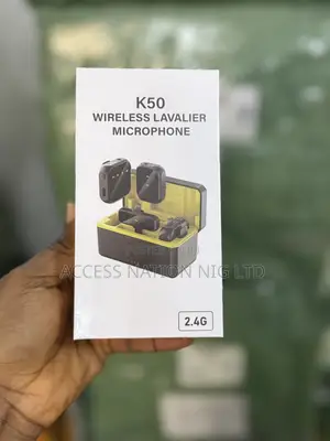 Wireless Lavalier Microphone With Double Mic and Double Receiver