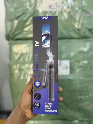 C12 Ai Tracking Stable Selfie Stick Quadrupod 1.8m