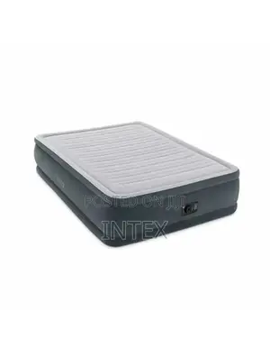 Intex Dura-Beam Comfort Plush Queen Air Bed (Built-in Pump)