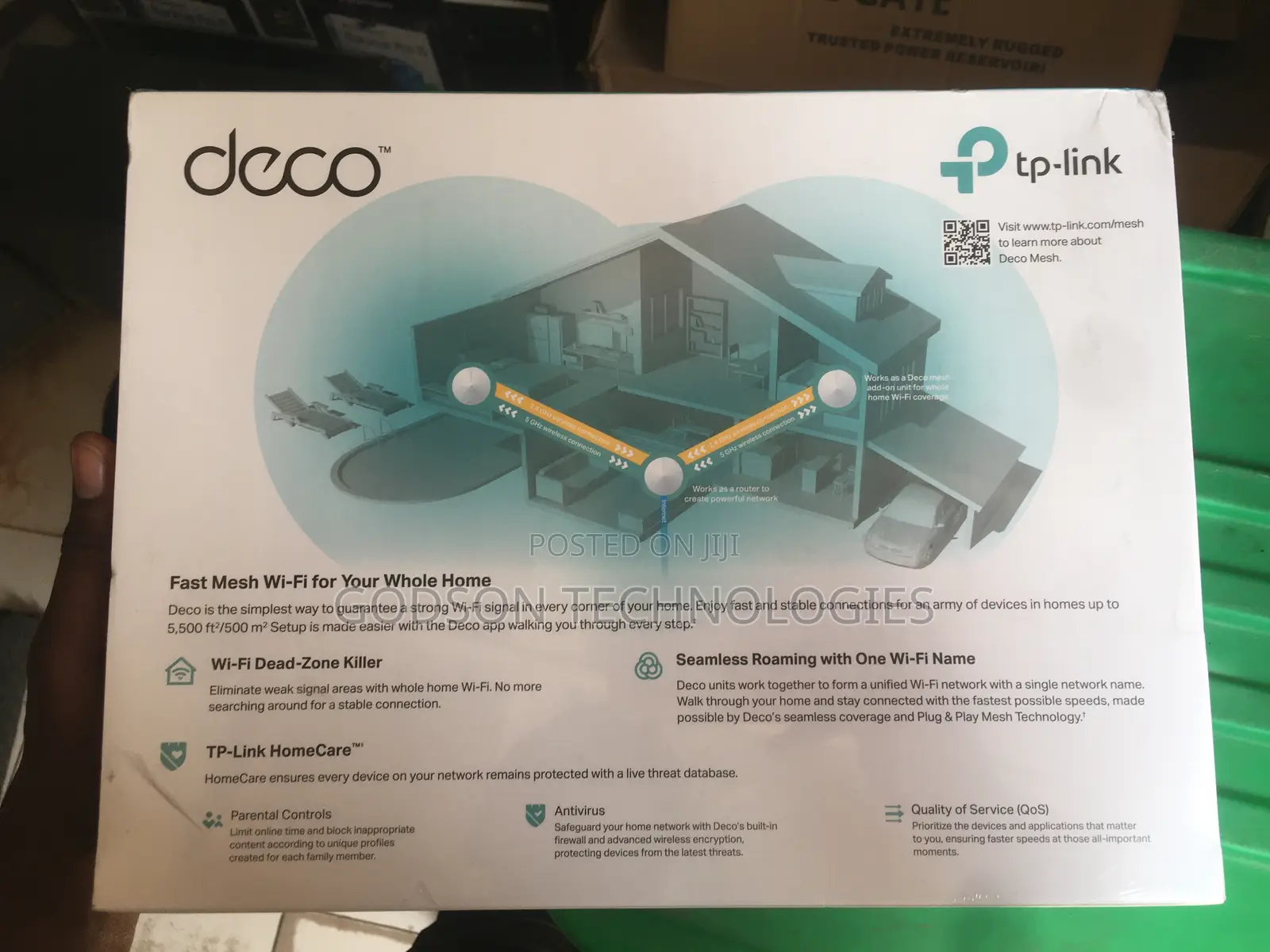 Tp-Link Deco M5 Ac1300 Whole Home Mesh Wifi System