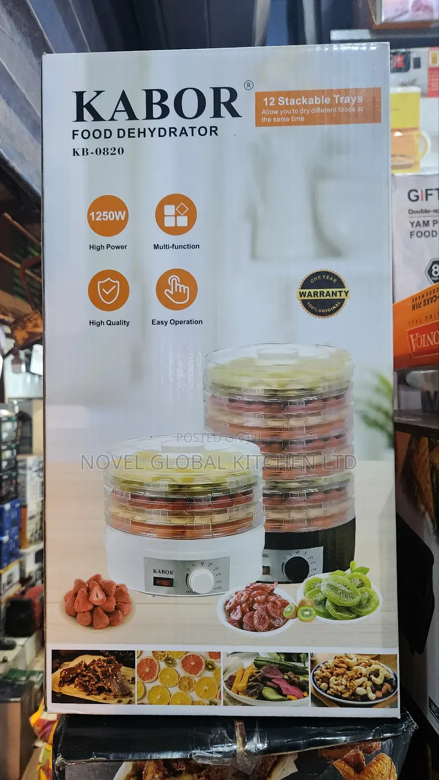 Black Kabor 8 Layers Dehydrator