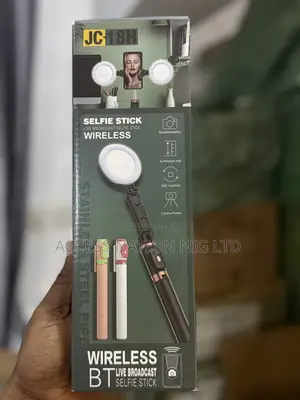 Jc-18h Wireless Selfie Stick With Double Light