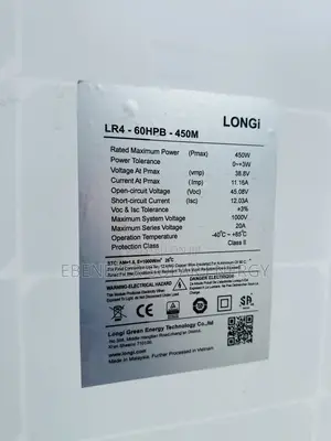 Longi 450w Solar Panels