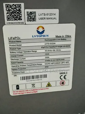 32kwh Lvtopsun Lithium Battery