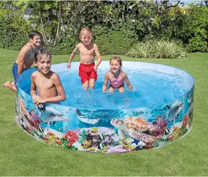 Intex 58472 8ft Snapset Kiddie Swimming Pool - 8ft X 1 Ft 6 In