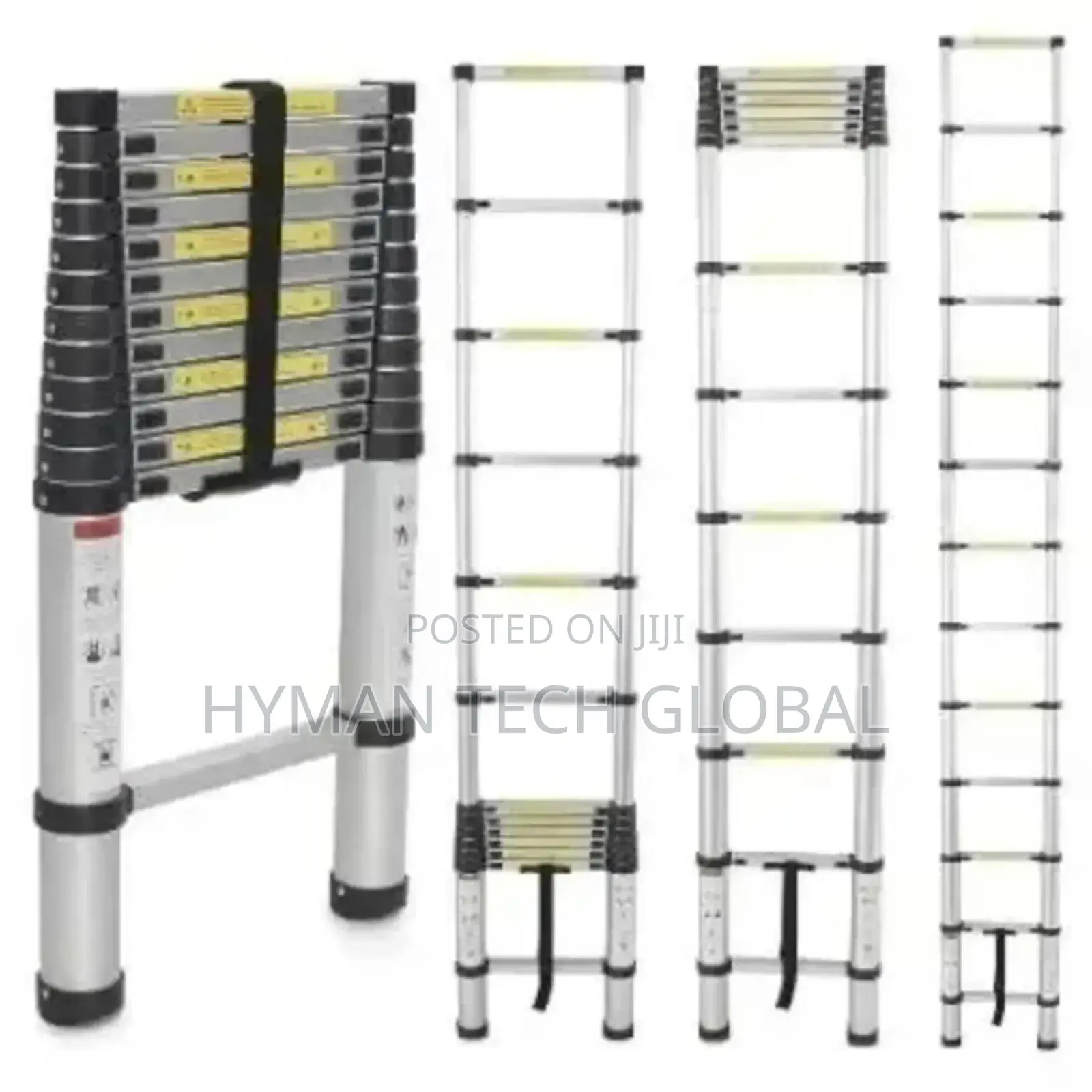 4.1m Aluminum Folding Telescopic Ladder