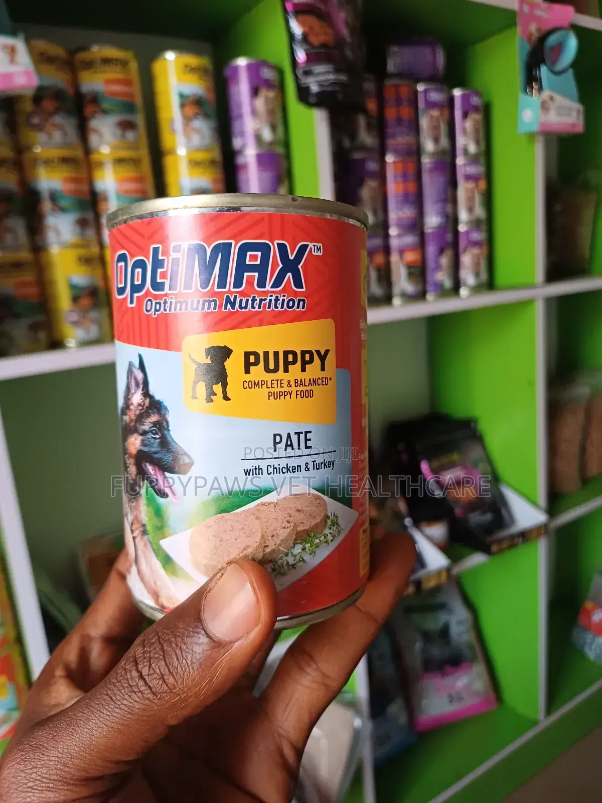 Optimax Puppy Can Food
