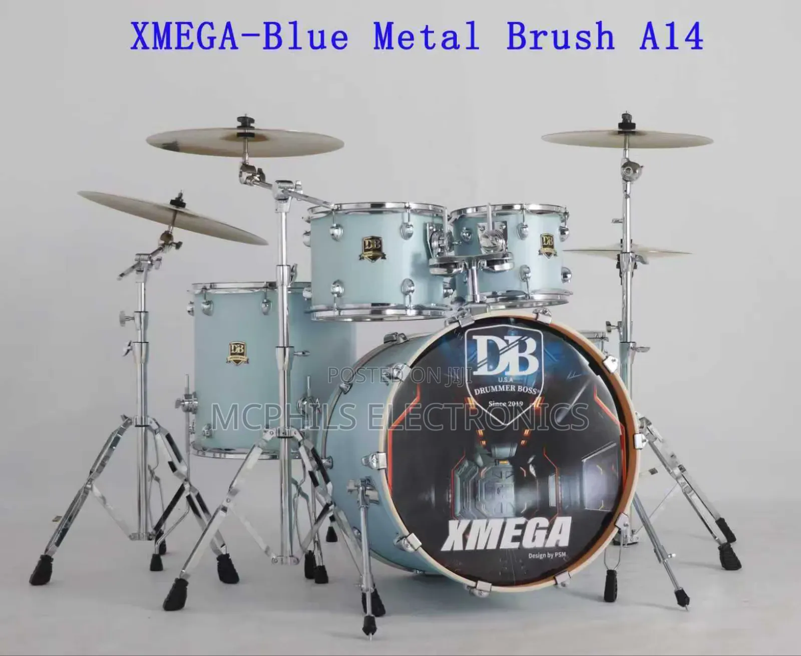 Latest Db 3-cymbals Xmega Professional Percussion Set