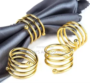 Quality Gold Napkin Rings