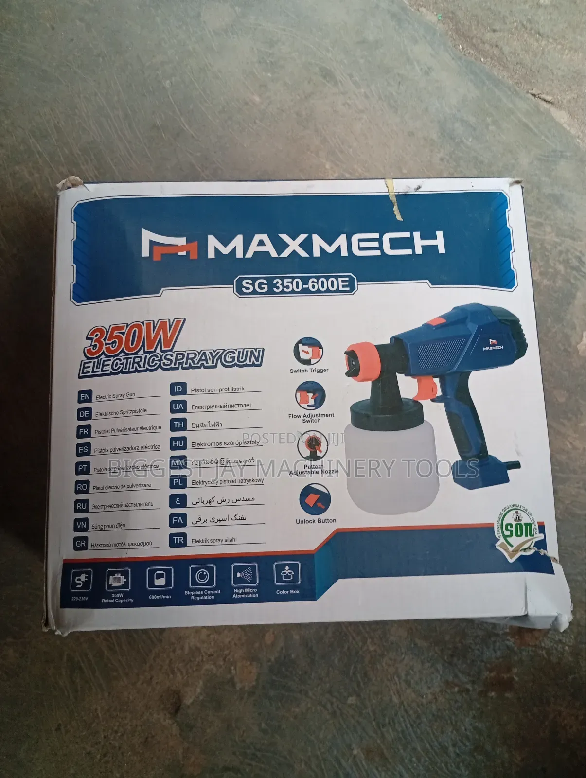 Maxmech Spray Gun 350w