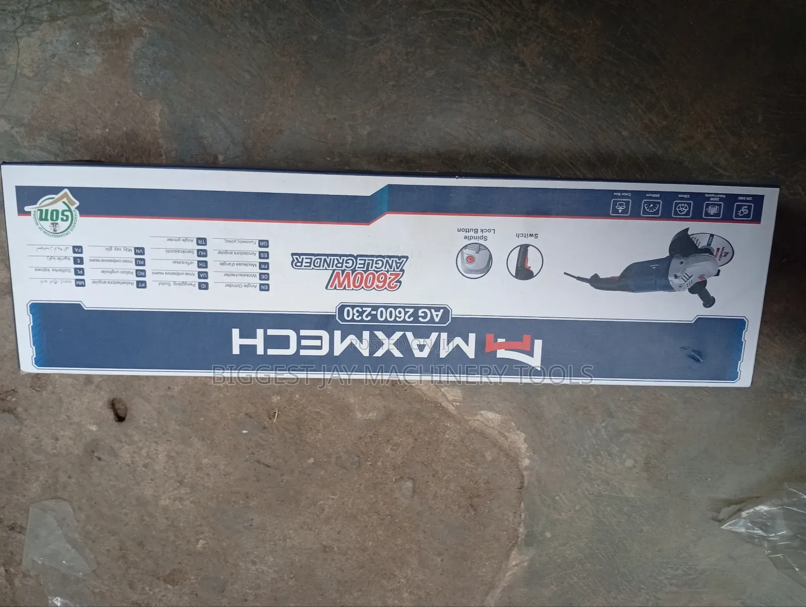 Maxmech Angle Grinder 230mm 2600w