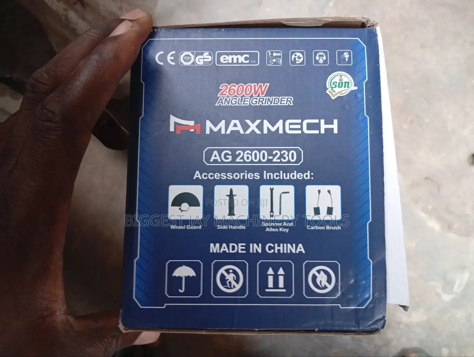 Maxmech Angle Grinder 230mm 2600w