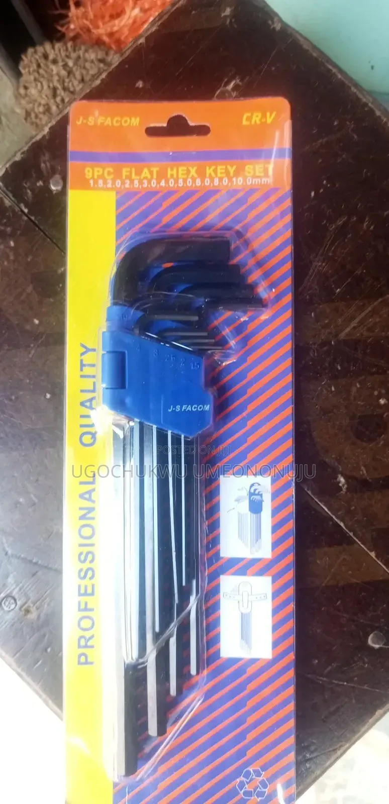 Allen Key 9 Pieces