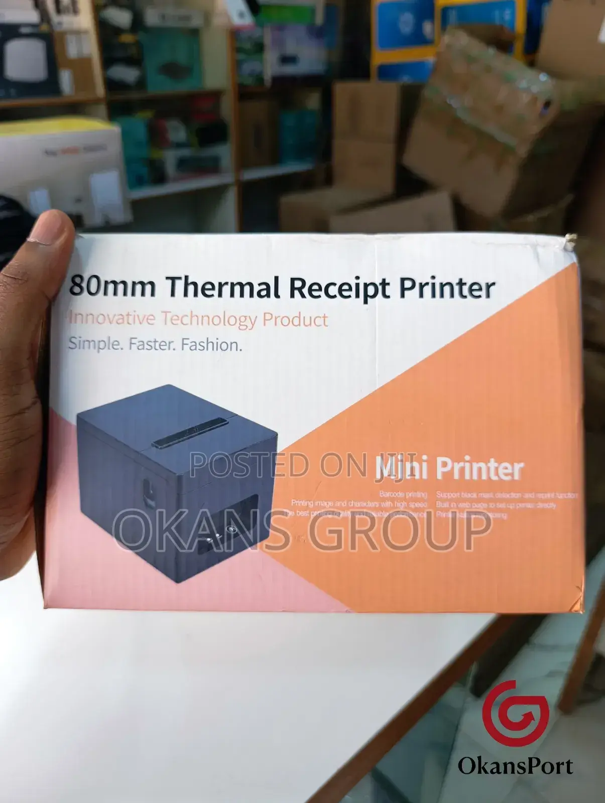 Thermal Receipt Mini Printer USB / Bluetooth Pos Cash Register Printer