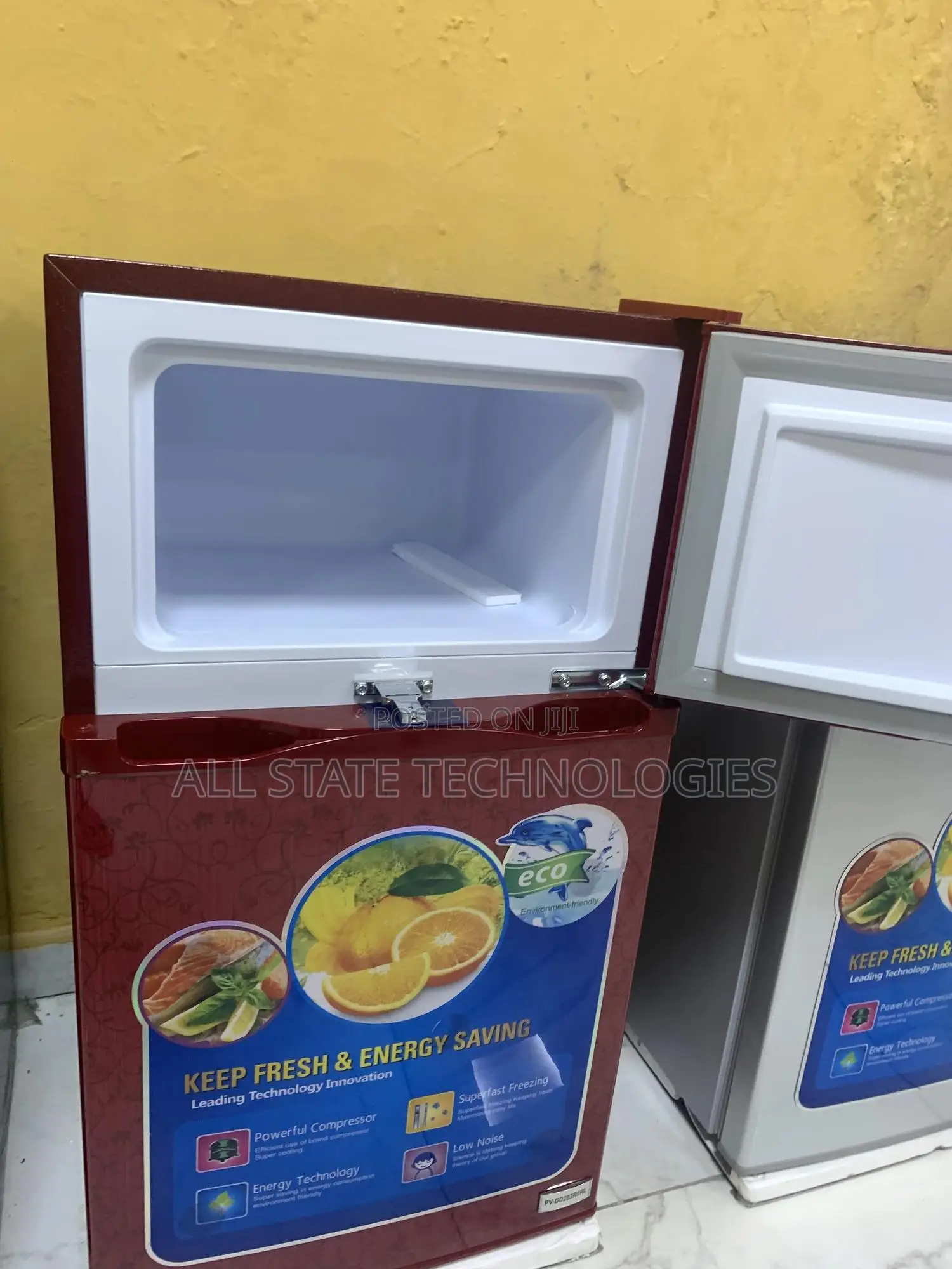 Polystar Double Door Refrigerator For Small Spaces