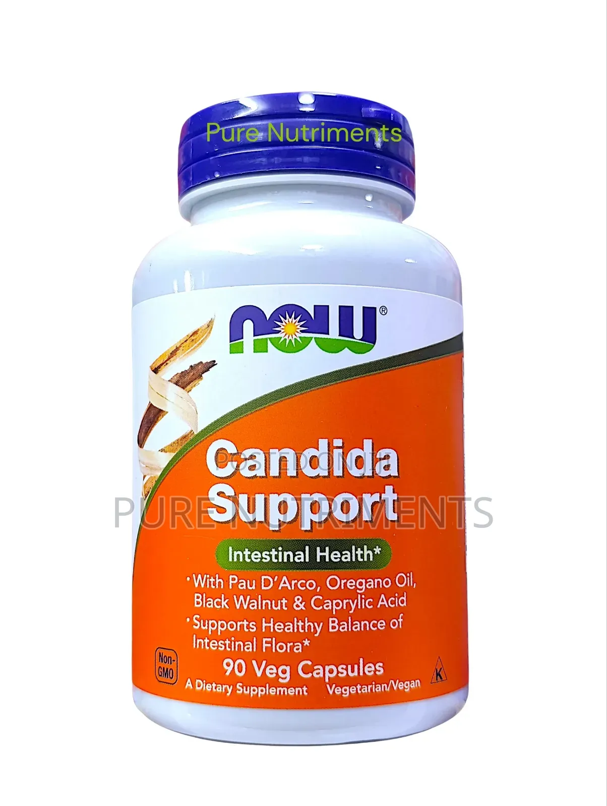 Now Candida Support – Gut Yeast Cleanse Supplement (90 Capsules)