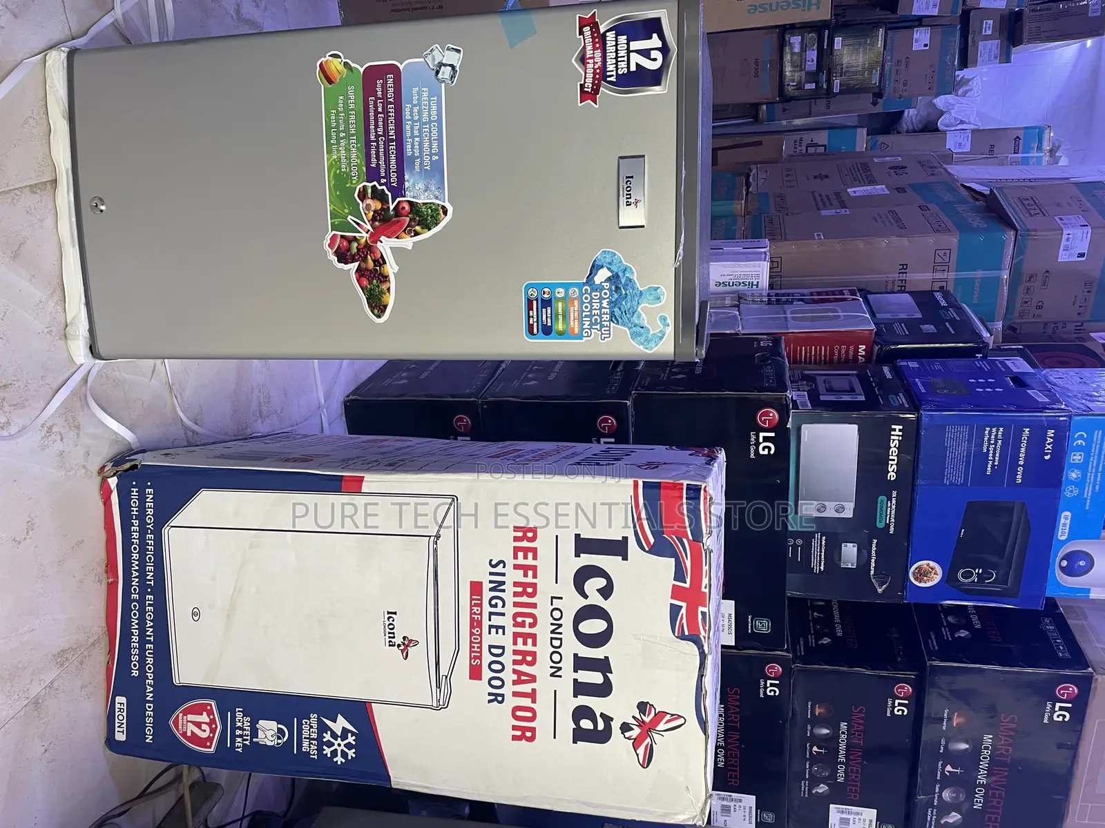 New Icona Table Top Refrigerator 80liters