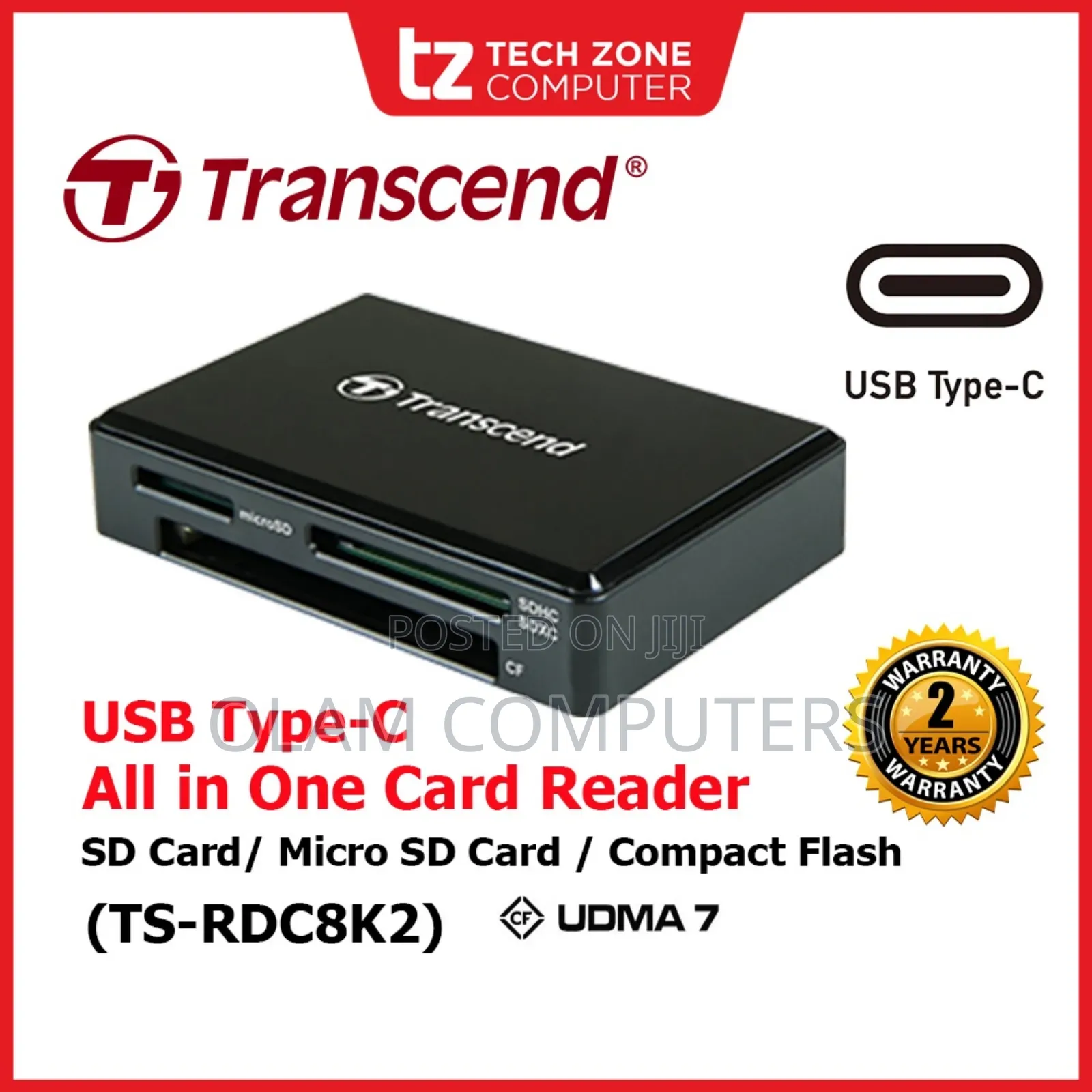 Transcend Type C Card Reader Rdc8